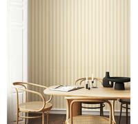 Hoopla Walls Shadow Stripe - Sand 10m Wallpaper