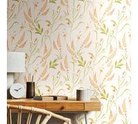 Hoopla Walls Springtime Meadow - Honey & Peach 10M Wallpaper