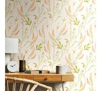 Hoopla Walls Springtime Meadow - Honey & Peach 10m Wallpaper