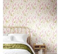 Hoopla Walls Springtime Meadow - Soft Lavender 10M Wallpaper