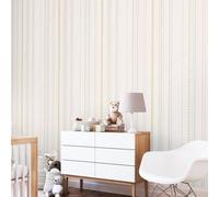 Hoopla Walls Stripey Dolly Mixtures 10M Wallpaper