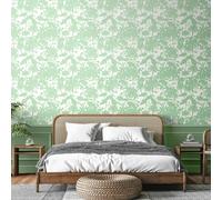 Hoopla Walls Summer Silhouette - Mint 10m Wallpaper