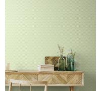 Hoopla Walls Tiny Ogee - Apple 10m Wallpaper