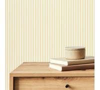 Hoopla Walls Tiny Stripe - Parchment 10m Wallpaper