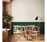 Hoopla Walls Tongue And Groove Stripe- Forest (10M Wallpaper)