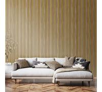 Hoopla Walls Wood Slat - Ash (10M Wallpaper)