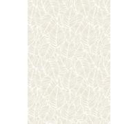 Hoopla Walls Zebra Leaf - Linen 10m Wallpaper in Grey Hoopla Walls Grey 10m