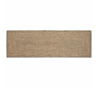 Hoopleep Area Rug, Brown, 80 x 200 cm, Jute, Modern, Easy Care, Washable for Living Room, Bedroom, Hallway, Rectangular, Indoor Use