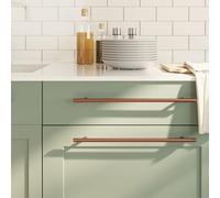 Hoopleep Bronze Cabinet Handles, 20 Pcs Stainless Steel Pulls, 320mm Center Hole Spacing, Modern T-Shape Design for Kitchen Drawer Door, Rust Resistant Hardware