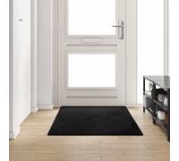 Hoopleep Carpet Runner, Black, 100 x 200 cm, 100% Polypropylene Tuft, Non-Slip, Modern Design, Sound-Absorbing, Easy Care for Hallway and Living Room, Rectangular