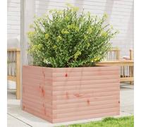 Hoopleep Plant Pot 70 x 70 x 45.5 cm Made of Solid Douglas Fir Wood, Raised Garden Bed for Outdoor Plants and Flowers, Robust and Weather-Resistant