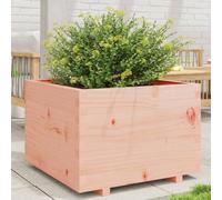 Hoopleep Plant Pot 70 x 70 x 49.5 cm, Solid Wood Douglas Fir, Robust Outdoor Bed, Raised Flower Box for Garden Plants, Large, Weather-Resistant