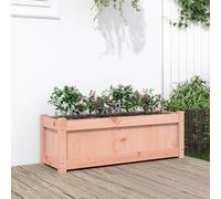 Hoopleep Plant Pot 90 x 31 x 31 cm Solid Wood Douglas Fir Raised Bed for Garden & Outdoor Robust Planter for Vegetables and Flowers