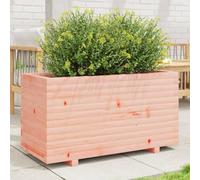 Hoopleep Plant Pot 90 x 40 x 49.5 cm Solid Wood Douglas Fir Raised Outdoor Bed for Garden Plants, Robust Flower Pots Large