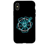 Ho'oponopono Prayer I LOVE YOU I'M SORRY FORGIVE ME THANK Case for iPhone X/XS
