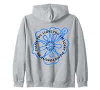 Ho'oponopono Prayer I LOVE YOU I'M SORRY FORGIVE THANK YOU Zip Hoodie