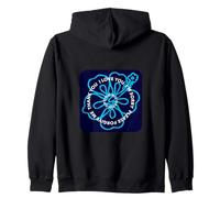 Ho'oponopono Prayer Pono LOVE SORRY FORGIVE THANK Hawaii Zip Hoodie