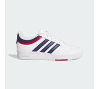 adidas Hoops 4.0 Shoes, FTWR White/Dark Blue/Team Power red 2, 6 UK Child