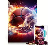 Hoops And Hustle Jigsaw Puzzles 1000 Pieces for Adults Creative Play Sharp Detail Real Challenge Home Art (38x26cm)