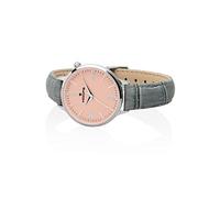 Hoops Steel Watch only time Woman Analogue Leather Strap 2609LD-S07 Classic Chic