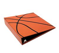 Hoopz 3-Ring Binder - Textured Basketball Binder - Basketball Card Binder