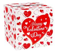 Hooqict Valentines Box for Kids Classroom Valentines Day Gift Card Boxes for Valentine's Exchange Gift Goodie Treat Party Favors Galentines Day Decorations