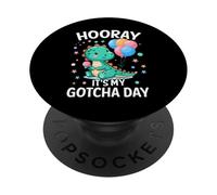 Hooray Its My Gotcha Day Foster Care Funny Adoptive Parents PopSockets Adhesive PopGrip