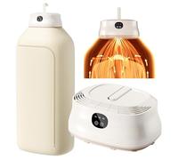 HOORayeah Portable Clothes Dryer - electric clothes dryer indoor - heated clothes airer for Laundry Apartments and c, Hotel Room