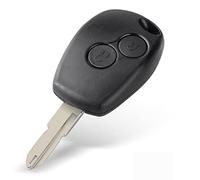 HooRLZ Key Fob Cover Replacement Compatible with Renault Dacia Duster Logan Logdy Sandero Remote Car Key Cover Case, 2 Button Dacia Duster Key Fob, Dacia Sandero Key Fob - With Blade