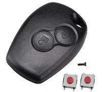 HooRLZ Key Fob Cover Replacement Compatible with Renault Trafic Master Kangoo Dacia Dustuer Sandero Logan Opel Movano Vivaro Remote Car Key Cover Case, Dacia Sandero Key Fob, Dacia Duster Key Fob