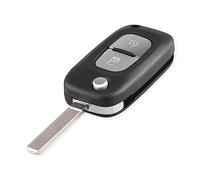 HooRLZ Renault Key Shell for Clio, Kangoo, Master, Modus, Trafic, Twingo, Megane, Wind, Vivaro - 2 Button Key