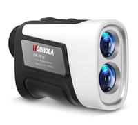 Hoorola Range Finder Golf, 1200 Yards Rangefinder with Slope, Magnetic Stripe, 7X Magnification, IP54 Water Resistant, Rechargeable Battery, Flag Pole Lock Vibrate, Golf Accessories Gift for Men Women