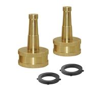 Hooshing 2PCS Brass Jet Sweeper Jet Nozzle for Cleaning Car, Siding, Driveway