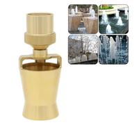 Hooshing Brass Fountain Nozzle 1.5" DN40 Internal Thread Ice Tower Sprinkler Head for Park Museum Library Fountain Pond