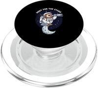 Hoot For The Stars Astronaut Owl Space Explorer PopSockets PopGrip for MagSafe