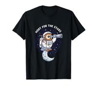 Hoot for The Stars Astronaut Owl Space Explorer T-Shirt