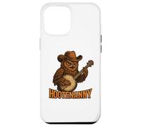 Hootenanny Owl Cowboy Banjo Player Funny Country Music Case for iPhone 12 Pro Max