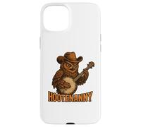 Hootenanny Owl Cowboy Banjo Player Funny Country Music Case for iPhone 15 Plus
