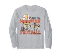 Hooters Football Since 1983 Hootie The Owl Logo Funny Sports Long Sleeve T-Shirt