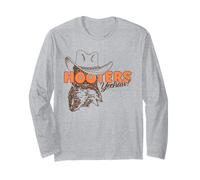 Hooters Hootie The Owl Yeehaw! Country Cowboy Logo Funny Long Sleeve T-Shirt