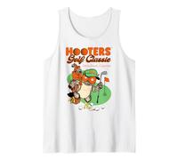 Hooters Pebble Beach Golf Classic Hootie The Owl Logo Funny Tank Top