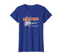 Hooters Vintage Manhattan T-Shirt, Women, Royal Blue, X-Large