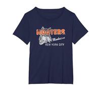 Hooters Vintage Manhattan T-Shirt, Women's Plus, Navy Blue, 6X