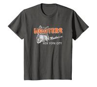 Hooters Vintage Manhattan T-Shirt, Youth, Asphalt Grey, Large