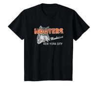 Hooters Vintage Manhattan T-Shirt, Youth, Black, X-Small