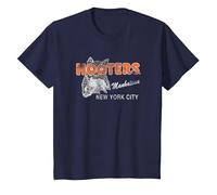 Hooters Vintage Manhattan T-Shirt, Youth, Navy Blue, X-Small