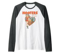 Hooters Western Cowgirl Pinup Girl Howdy Handsome Funny Raglan Baseball Tee