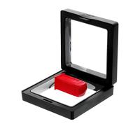 HOOTNEE 1:64 British Style Red Telephone Booth Model for Miniature Scene Decor Hand-Made Collectible Prop for Home or Office Display