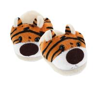HOOTNEE 1 Pair Cute Plush Doll Footwear with Cartoon Design Cozy Animal Themed Slippers for Dolls Comfortable Winter Shoes Dress Up Accessories