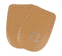 HOOTNEE 1 Pair Heel Cushions Latex Microfiber Leather Shock-Absorption Foot Pads Non-Skid Support for Men Women Casual Leather Shoes